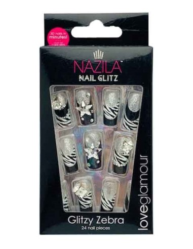 Nail Glitz Love Glamour Glitzy Zebra