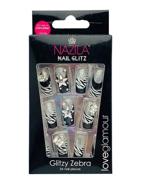 Nail Glitz Love Glamour Glitzy Zebra Nail Glitz Love Glamour Glitzy Zebra