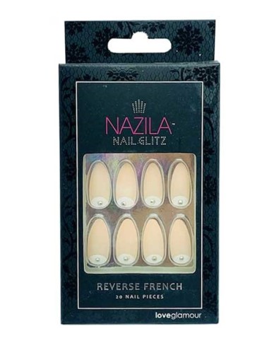 Nail Glitz Love Glamour Reverse French Nail Glitz Love Glamour Reverse French