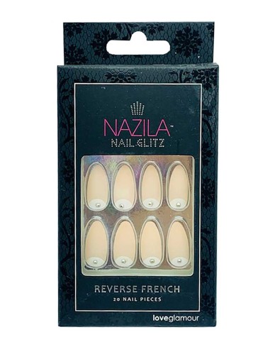 Nail Glitz Love Glamour Reverse French Nail Glitz Love Glamour Reverse French