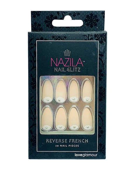 Nail Glitz Love Glamour Reverse French Nail Glitz Love Glamour Reverse French
