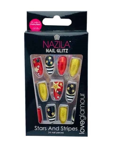 Nail Glitz Love Glamour Stars And Stripes