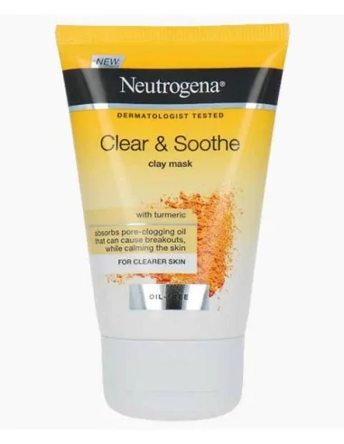 Neutrogena Clear And Soothe Turmeric Oil Free Clay Mask