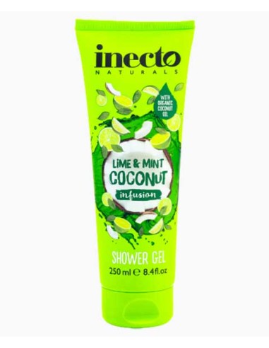 Inecto Naturals Lime And Mint Coconut Infusion Shower Gel Inecto Naturals Lime And Mint Coconut Infusion Shower Gel