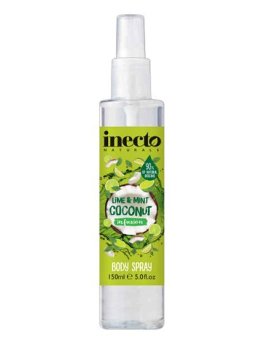 Inecto Naturals Lime And Mint Coconut Infusion Body Spray
