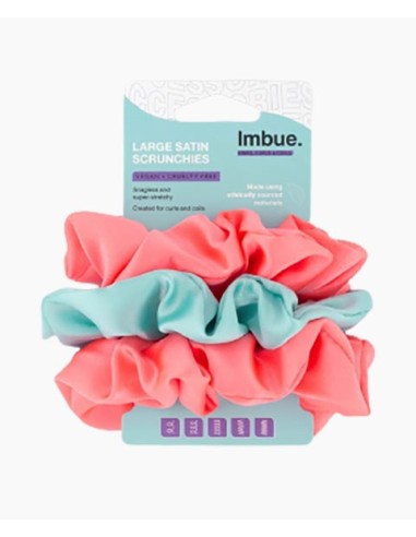 Imbue Large Satin Hair Scrunchies