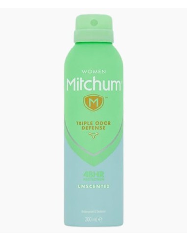 Mitchum Triple Odor Defense Deodorant Unscented Mitchum Triple Odor Defense Deodorant Unscented