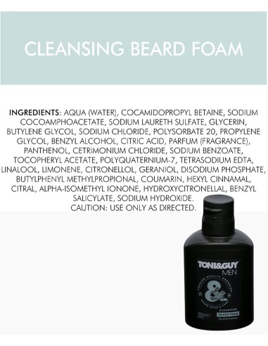 Men Cleansing Beard Foam Men Cleansing Beard Foam