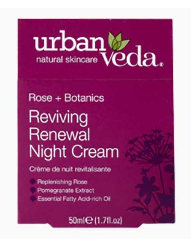 Urban Veda Rose Botanics Reviving Renewal Night Cream