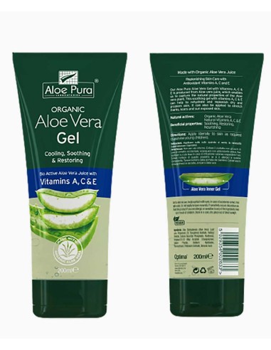 Aloe Pura Aloe Vera Gel With Vitamins A C And E Aloe Pura Aloe Vera Gel With Vitamins A C And E