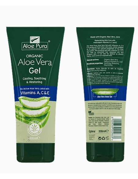 Aloe Pura Aloe Vera Gel With Vitamins A C And E Aloe Pura Aloe Vera Gel With Vitamins A C And E