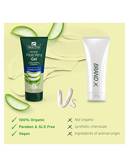 Aloe Pura Aloe Vera Gel With Vitamins A C And E Aloe Pura Aloe Vera Gel With Vitamins A C And E