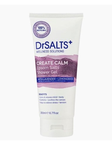 Dr Salts Create Calm Epsom Salts Shower Gel