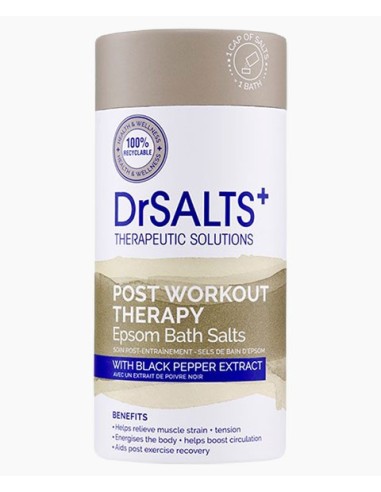 Dr Salts Post Workout Therapy Epsom Bath Salts