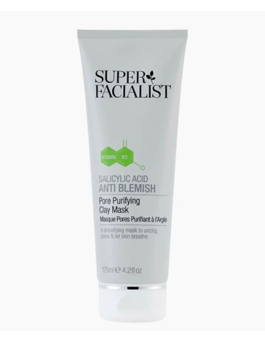 Super Facialist Salicylic Acid Anti Blemish Pore Purifying Clay Mask