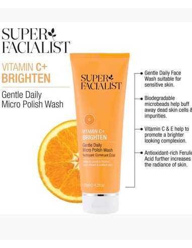Super Facialist Vitamin C Gentle Daily Micro Polish Wash Super Facialist Vitamin C Gentle Daily Micro Polish Wash