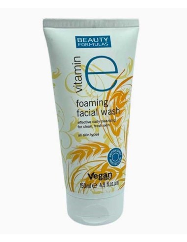 Beauty Formulas Vitamin E Foaming Facial Wash