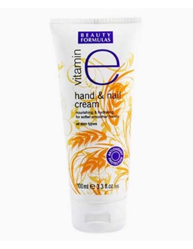 Beauty Formulas Vitamin E Hand And Nail Cream