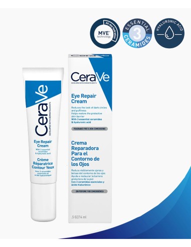 Cerave Eye Repair Cream Reduces Dark Circles And Puffiness