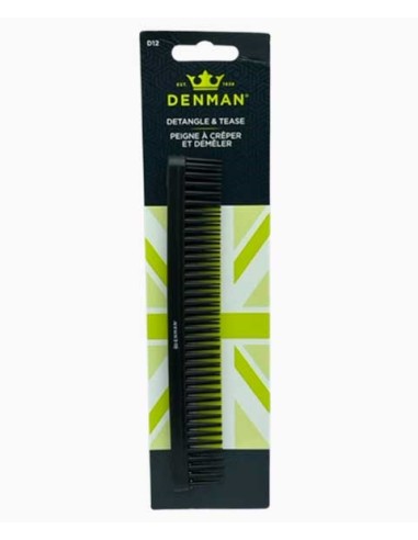 Denman Tame 'N' Tease Hair Brush C012 Black