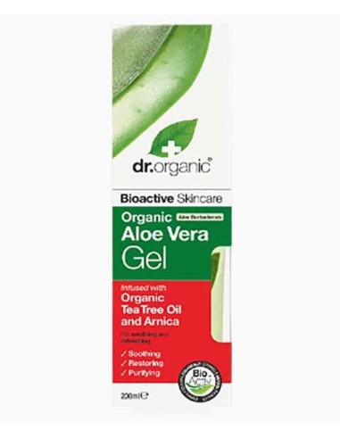 Bioactive Skincare Organic Aloe Vera Gel With Tea Tree And Arnica