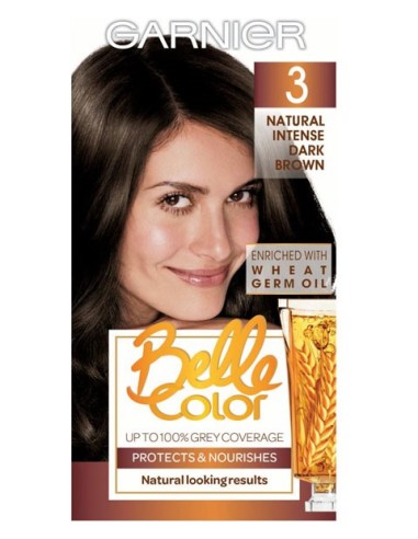 Belle Color Creme Permanent 3 Natural Intense Dark Brown