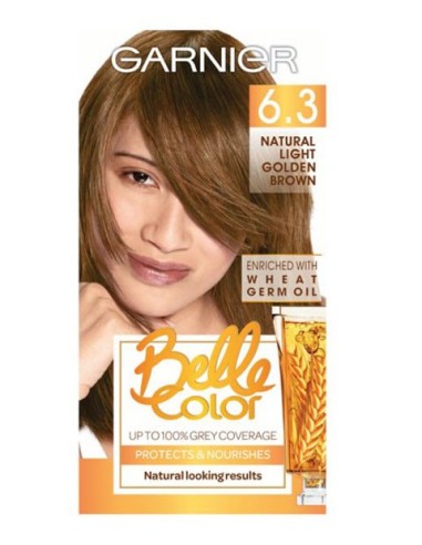 GarnierBelle Color Creme Permanent 6.3 Natural Light Golden Brown