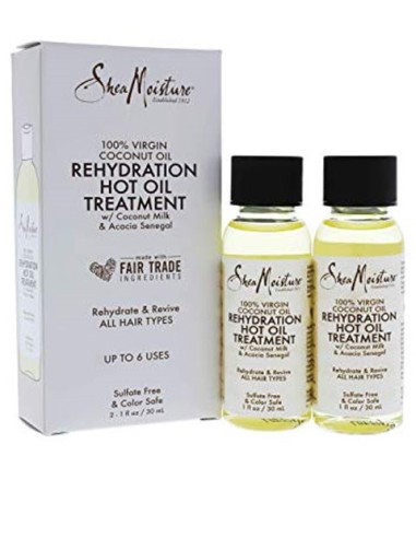 Shea Moisture100 Percent Virgin Coconut Oil Rehydration Hot Oil Treatment Shea Moisture100 Percent Virgin Coconut Oil Rehydration Hot Oil Treatment