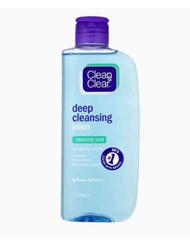 Clean And Clear Deep Cleansing Lotion For Sensitive Skin