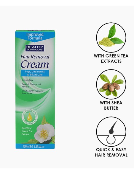 Beauty Formulas Hair Removal Cream With Shea Butter Beauty Formulas Hair Removal Cream With Shea Butter