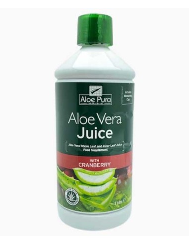 Aloe Pura Aloe Vera Juice Cranberry Flavour