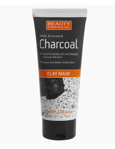 Beauty Formulas With Activated Charcoal Clay Mask