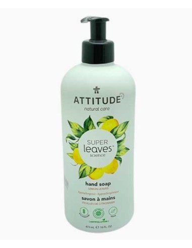 Super Leaves Science Natural Lemon Leaves Hand Soap