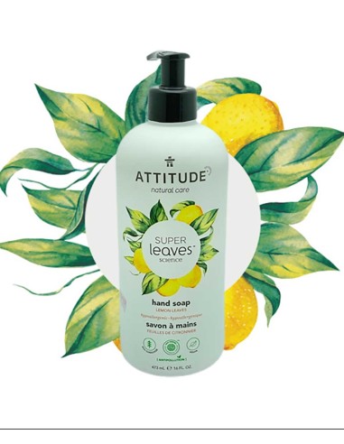 Super Leaves Science Natural Lemon Leaves Hand Soap Super Leaves Science Natural Lemon Leaves Hand Soap