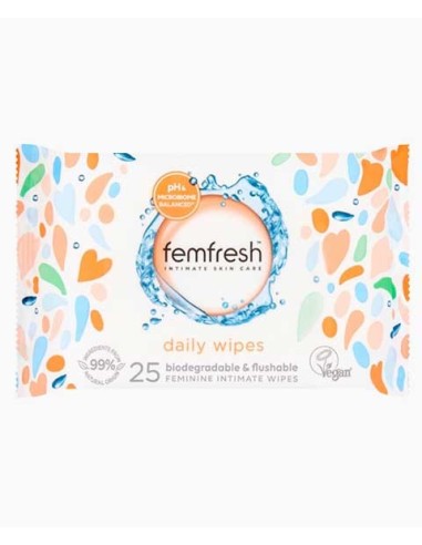 Femfresh Intimate Skin Care 25 Daily Wipes