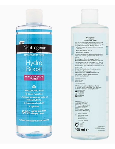 Neutrogena Hydro Boost Triple Micellar Water Neutrogena Hydro Boost Triple Micellar Water