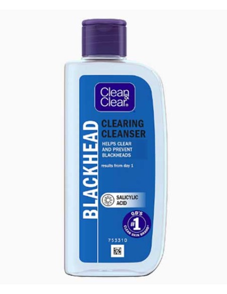 Clean And Clear Blackhead Clearing Cleanser Clean And Clear Blackhead Clearing Cleanser