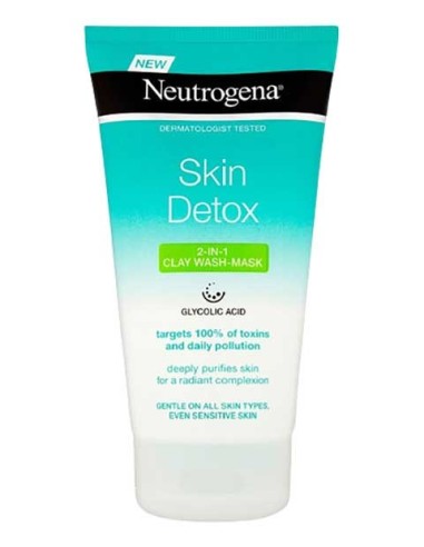 Neutrogena Skin Detox 2 In 1 Clay Wash Mask
