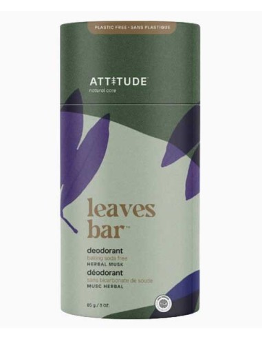 Attitude Leaves Bar Herbal Musk Deodorant