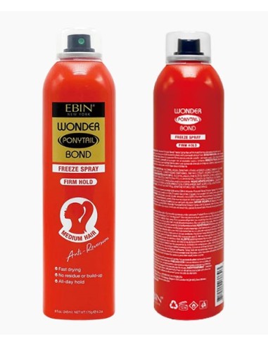 Wonder Ponytails Bond Freeze Spray Firm Hold