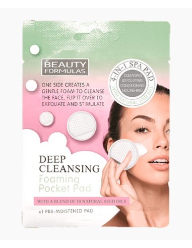 Beauty Formulas Deep Cleansing Foaming Pocket Pad
