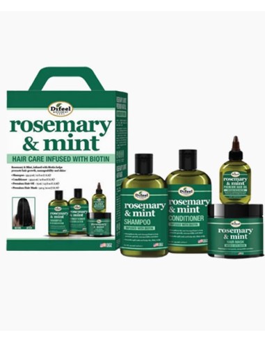 Mielle Rosemary Mint Hair Masque Shampoo And Oil Set