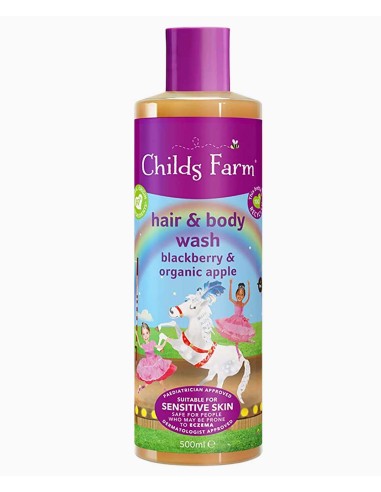 Childs Farm Hair And Body Wash With Blackberry And Organic Apple