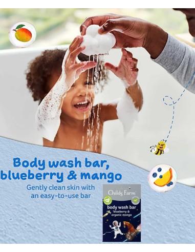 Childs Farm Body Wash Bar Blueberry & Organic Mango Childs Farm Body Wash Bar Blueberry & Organic Mango