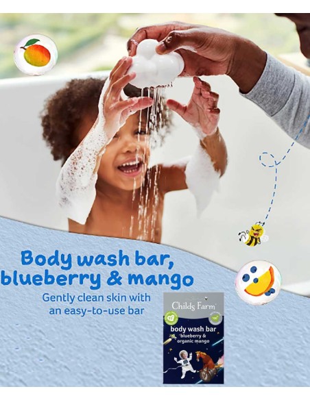 Childs Farm Body Wash Bar Blueberry & Organic Mango Childs Farm Body Wash Bar Blueberry & Organic Mango