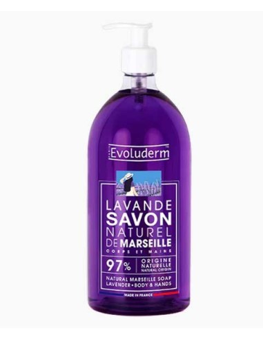 Evoluderm Lavender Natural Liquid Marseille Soap