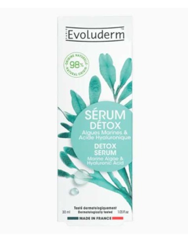 Evoluderm Detox Serum With Marine Algae And Hyaluronic Acid