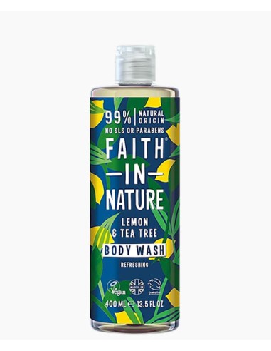Faith In Nature Lemon And Tea Tree Refreshing Body Wash