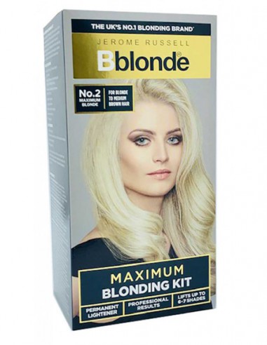 Jerome Russell Maximum Blonding Kit No 2 Blonde To Medium Brown Hair Jerome Russell Maximum Blonding Kit No 2 Blonde To Medium Brown Hair