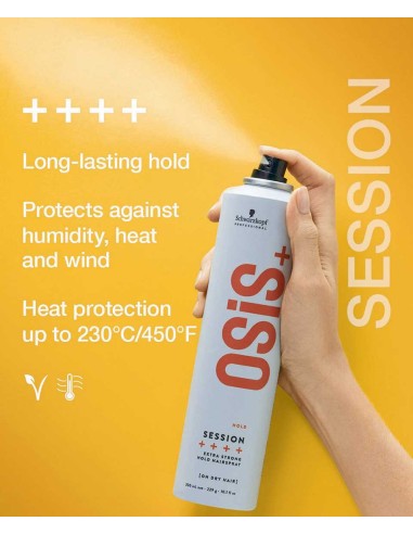 Osis + Hold Session Extra Strong Hold Hairspray Osis + Hold Session Extra Strong Hold Hairspray
